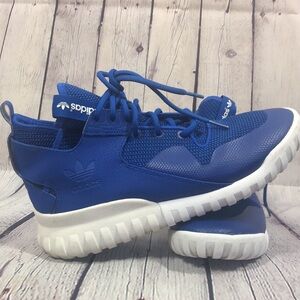 ADIDAS tubular blue sneakers men